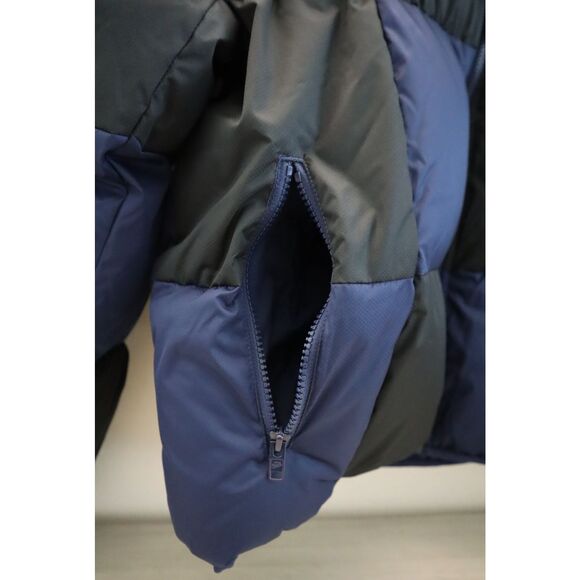 Nike FZ0865-410 Men's Sz XL Blue/Black Checkered Therma-FIT Puffer Jacket - Picture 12 of 16